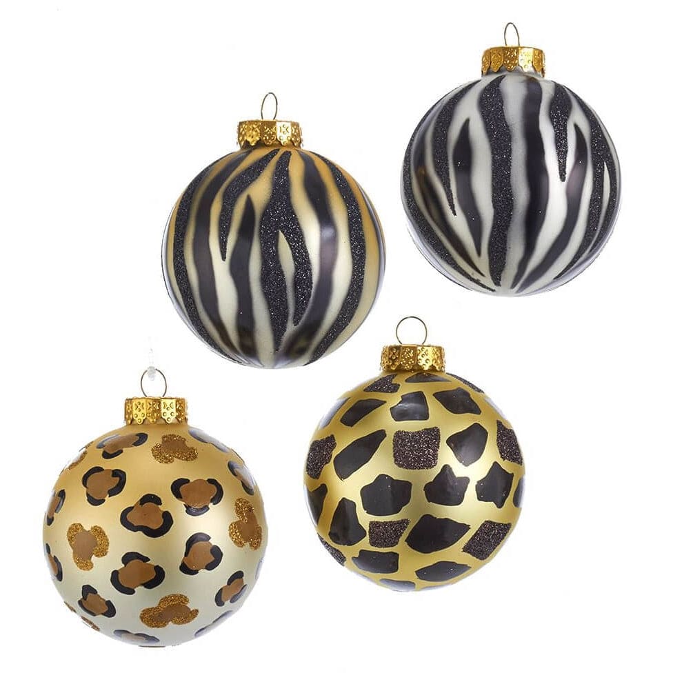 Wild Animal Print Ornaments Box/4