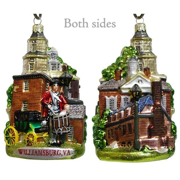 Williamsburg Virginia Cityscape Ornament