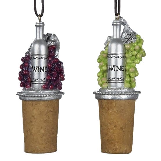 Wine Cork Ornaments Set/2