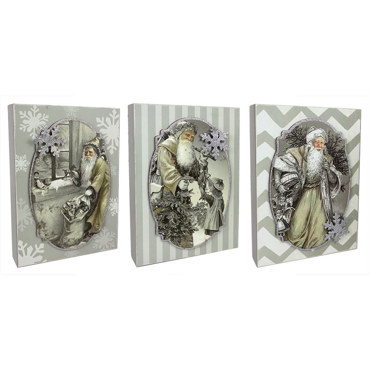 Wintry Santa Image Boards Set/3