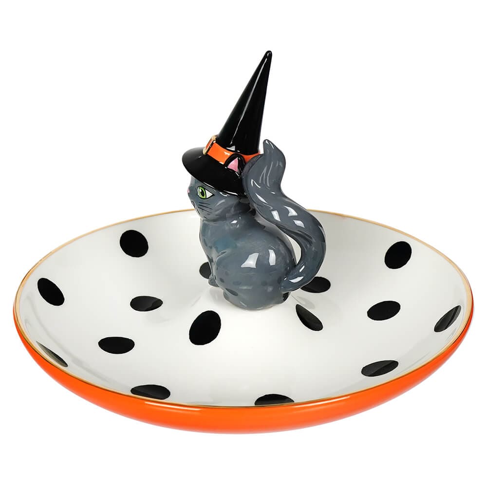 Witch Cat On Plate