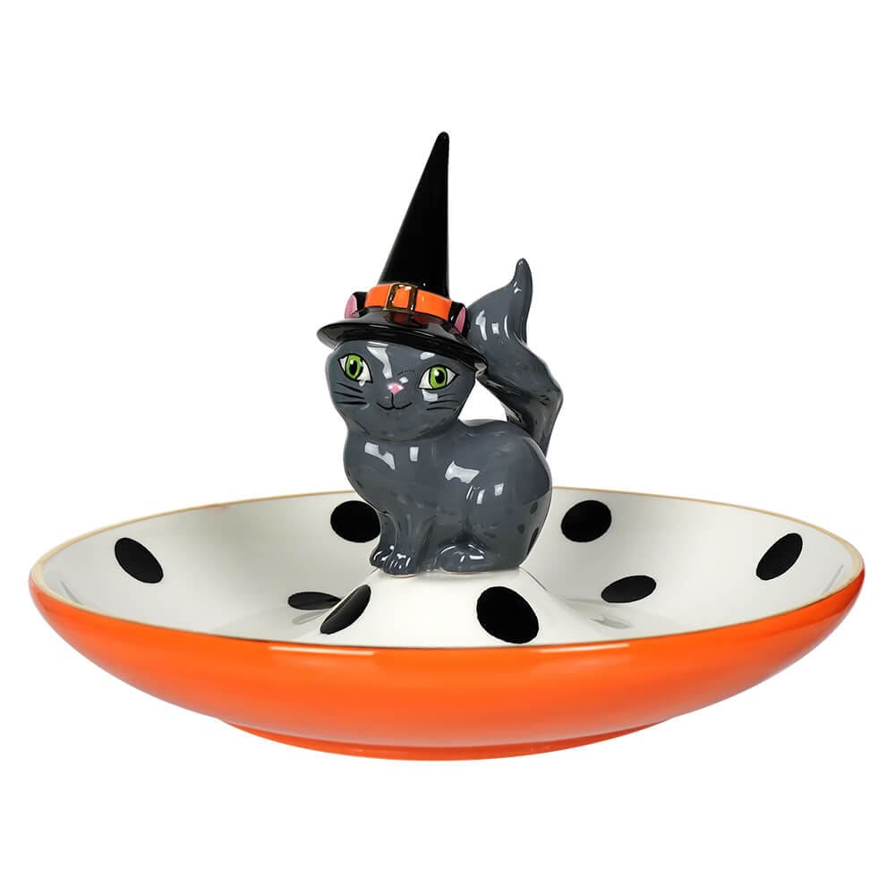 Witch Cat On Plate