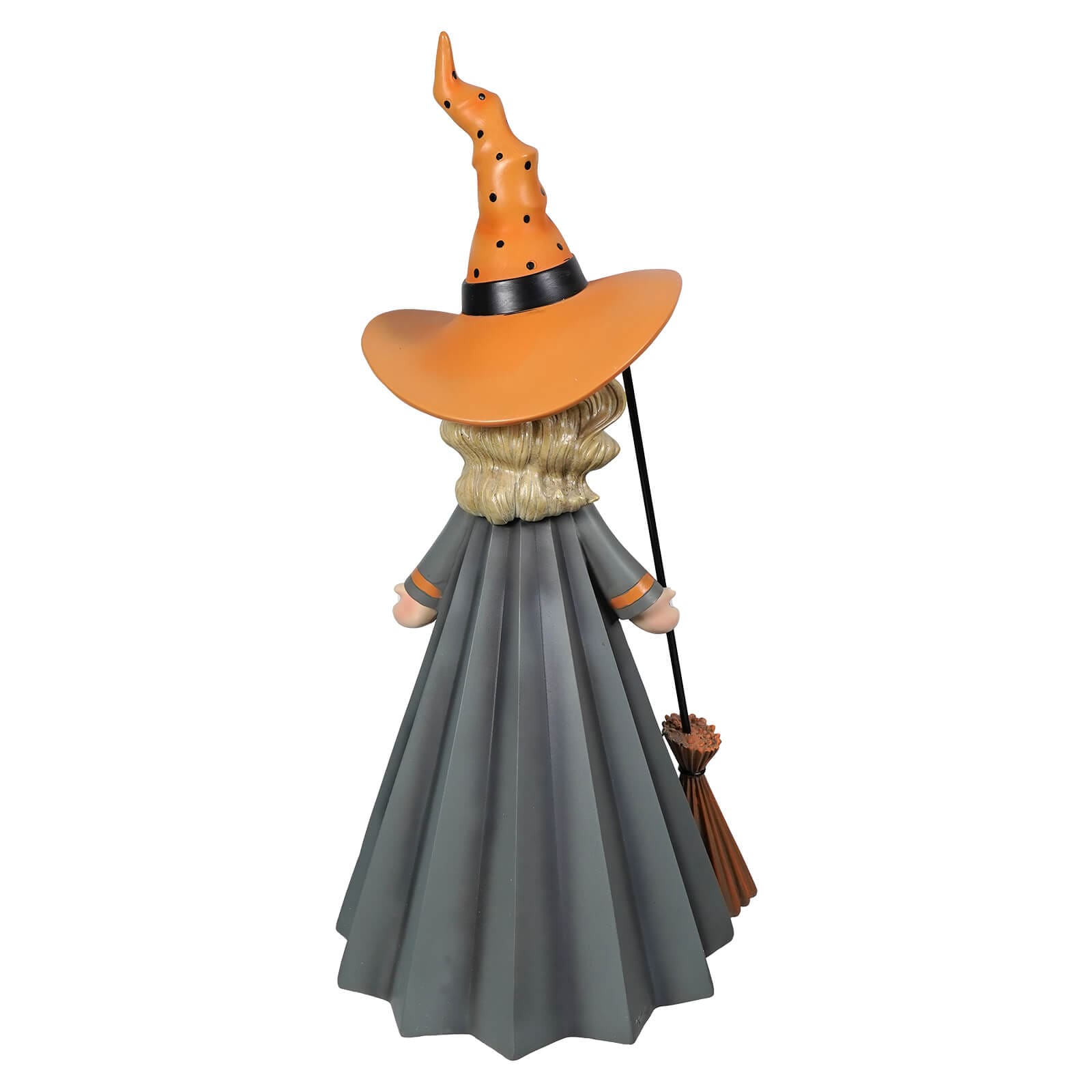 Witch Girl With Broom - Halloween