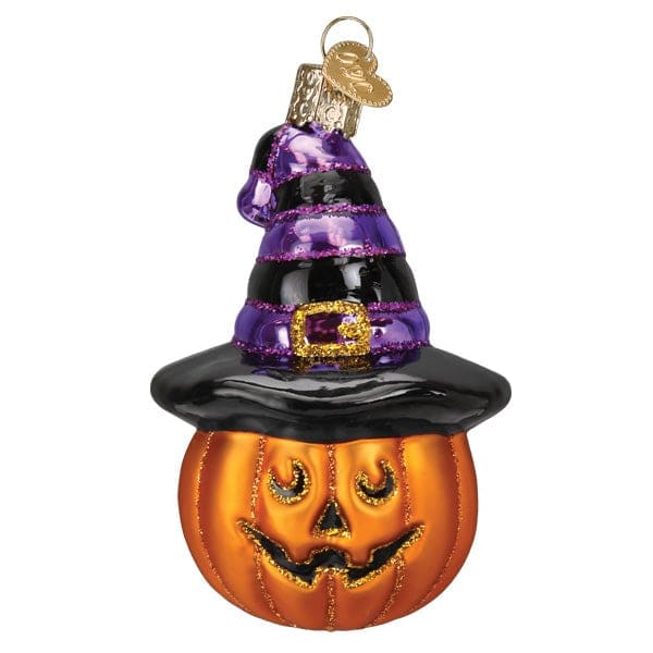 Witch Pumpkin Ornament