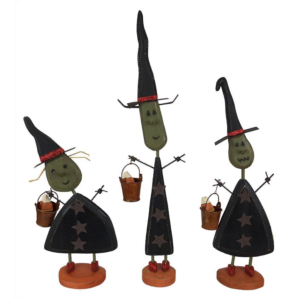 Three Standing Witches Set/3