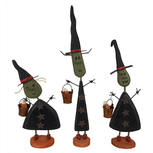 Three Standing Witches Set/3