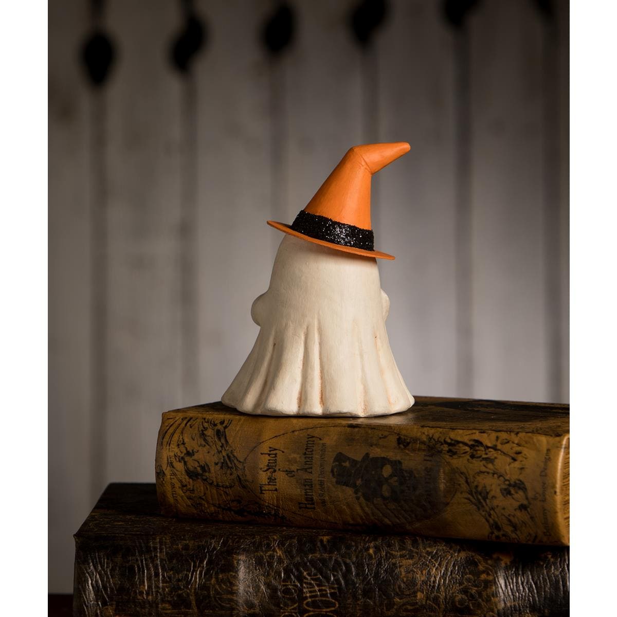 Witchy Ghost with Candy Corn - Halloween