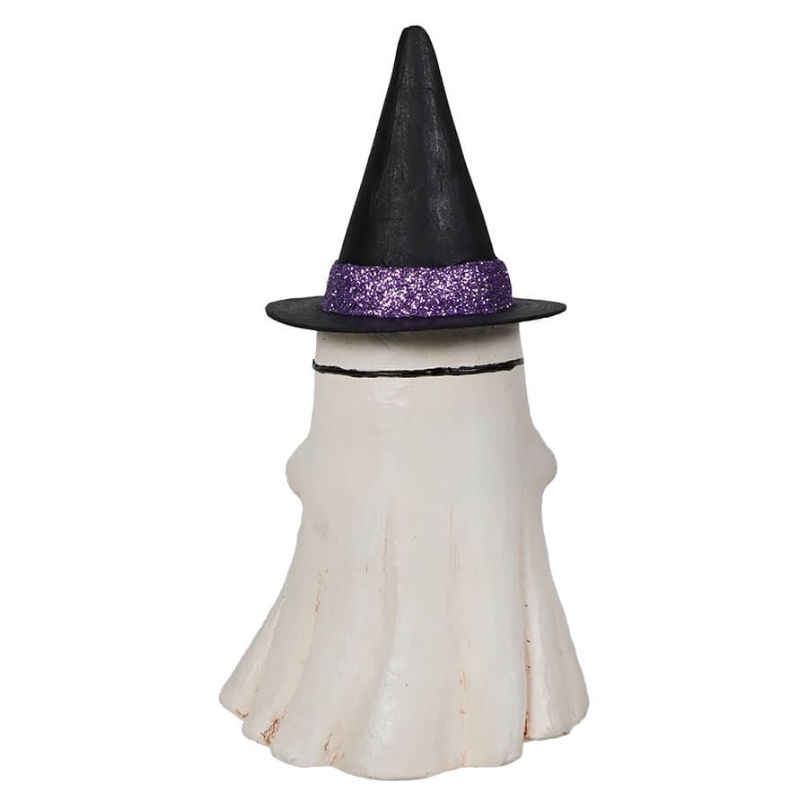 Witchy Ghost with Pumpkin Bucket - Halloween