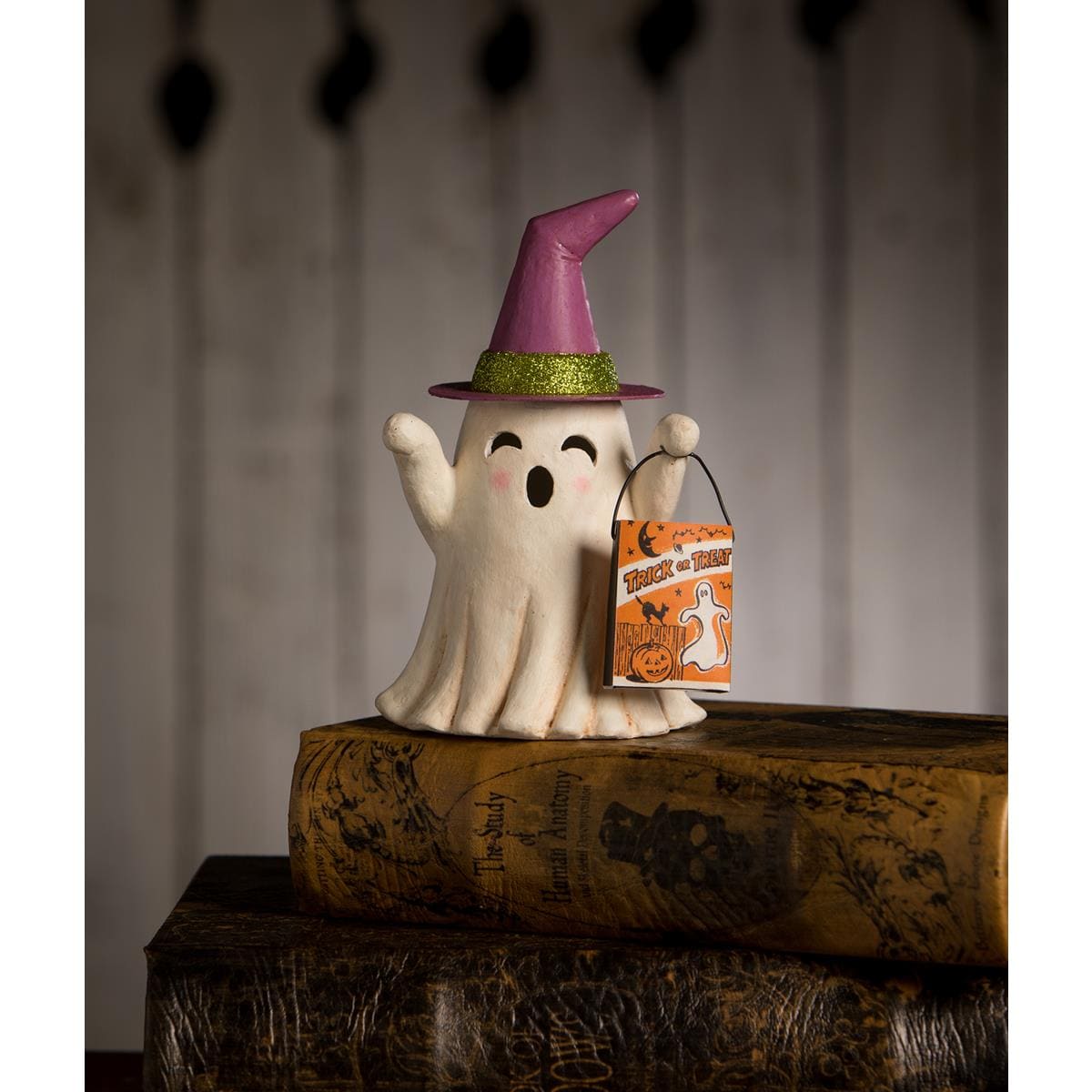 Witchy Ghost with Treat Bag - Halloween