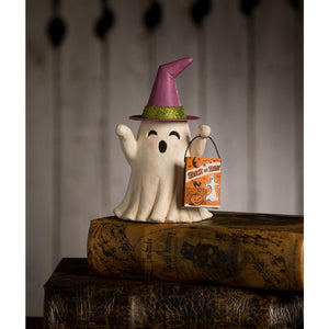 Witchy Ghost with Treat Bag - Halloween