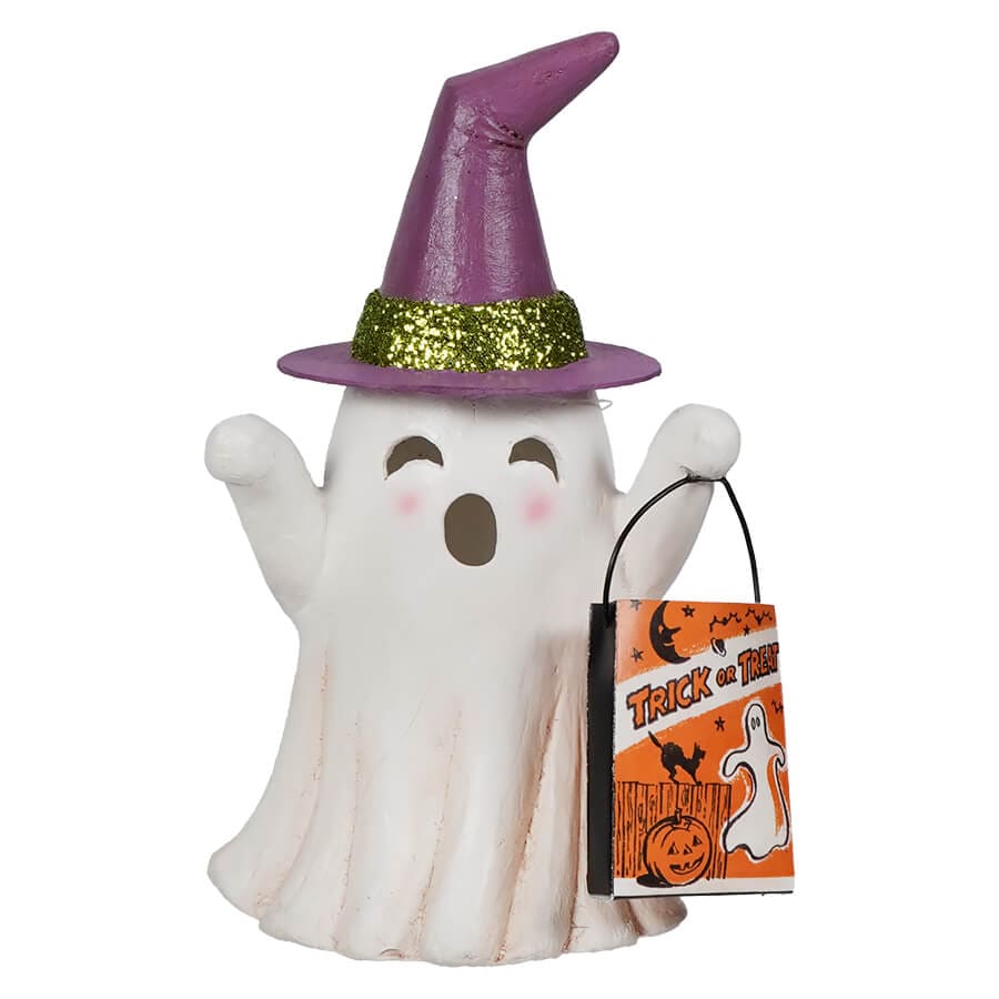 Witchy Ghost with Treat Bag - Halloween