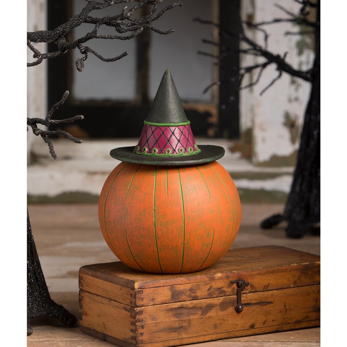 Witchy Orange-O-Weena Container - Halloween