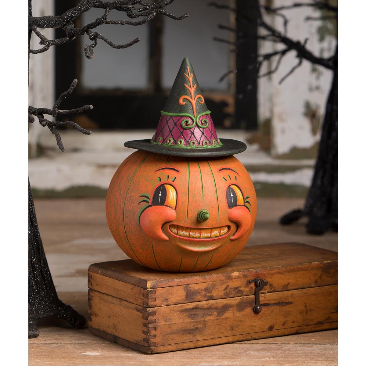 Witchy Orange-O-Weena Container - Halloween