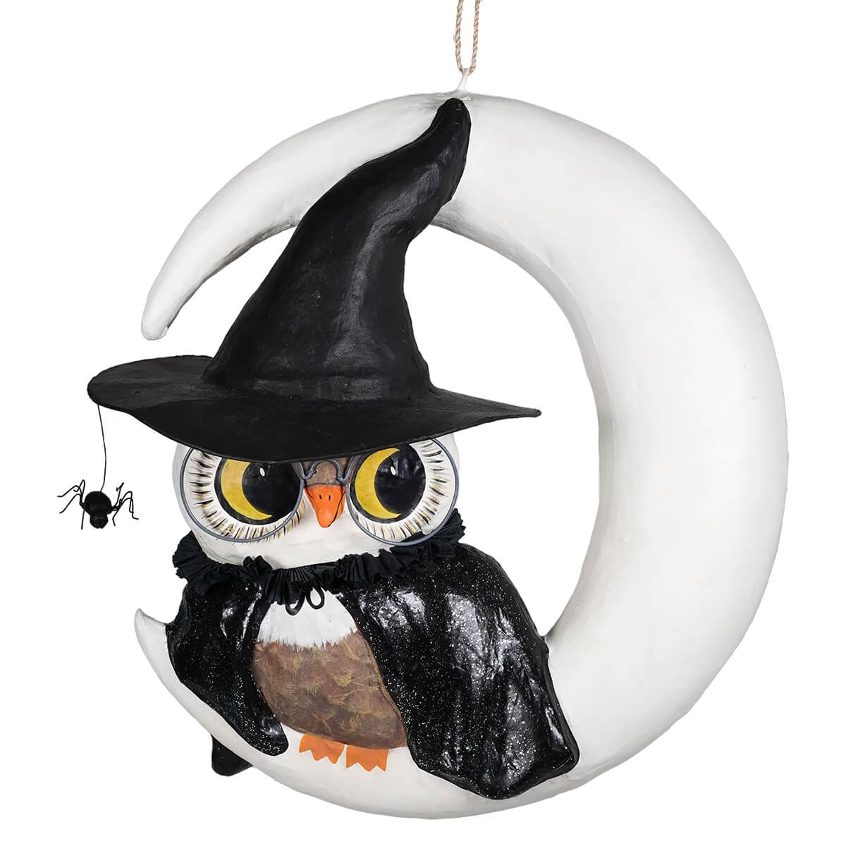 Witchy Owl On Moon - Halloween