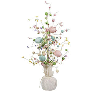 Wood Bead Easter Egg Tree