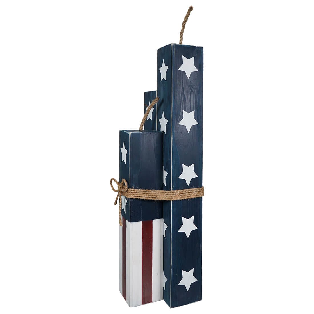 Wooden Americana Firework Decor