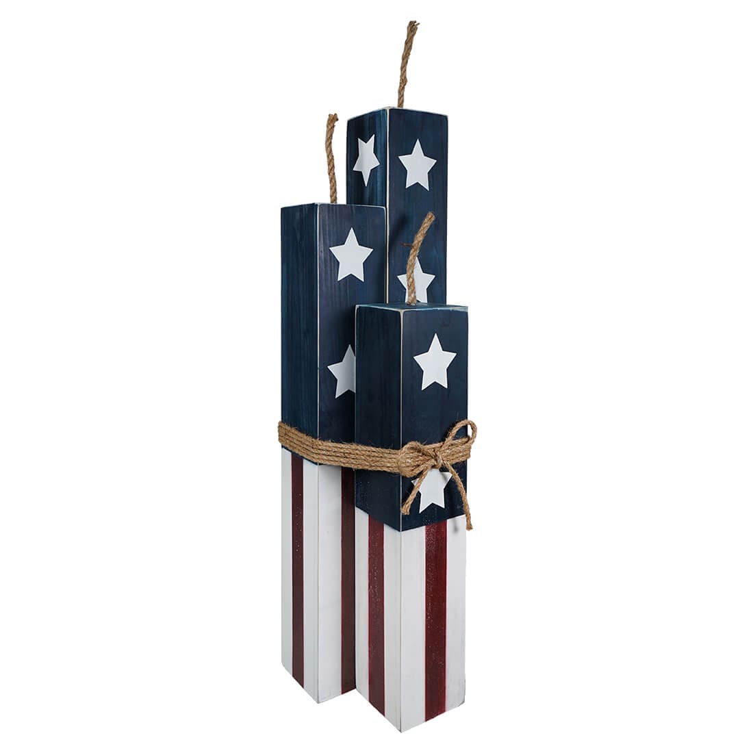 Wooden Americana Firework Decor