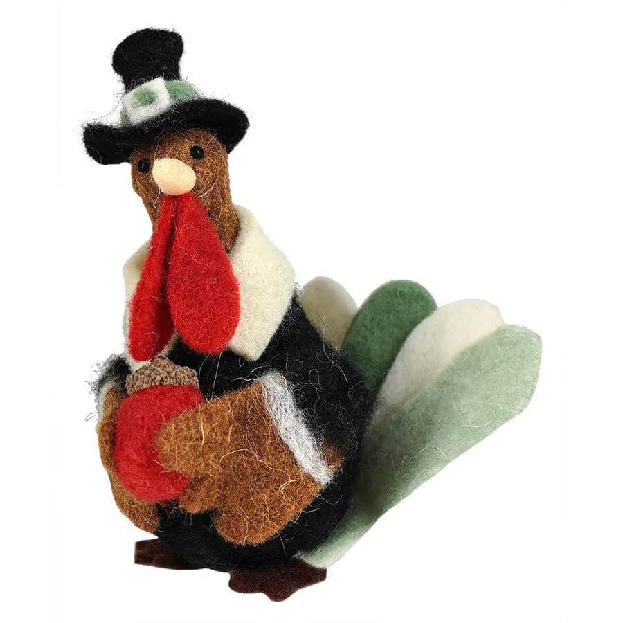 Wool Felt Sitting Turkey