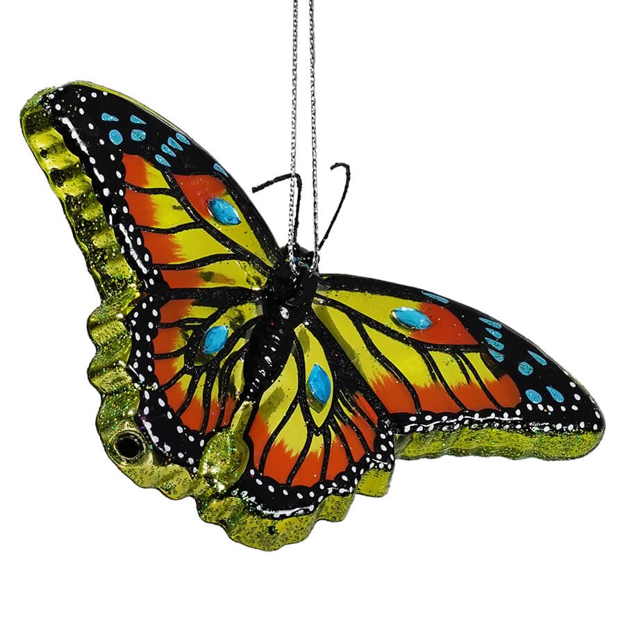 Yellow Butterfly Ornament - Ornaments