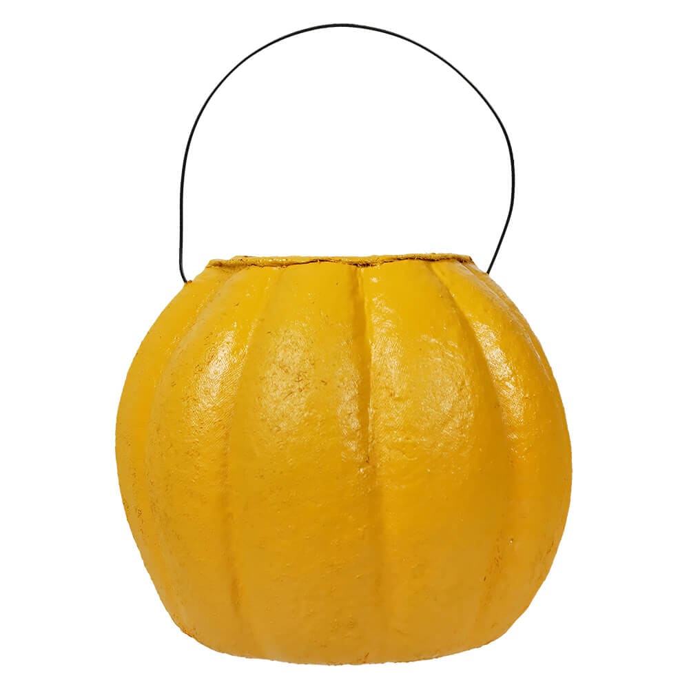 Yellow Clown Pumpkin Bucket