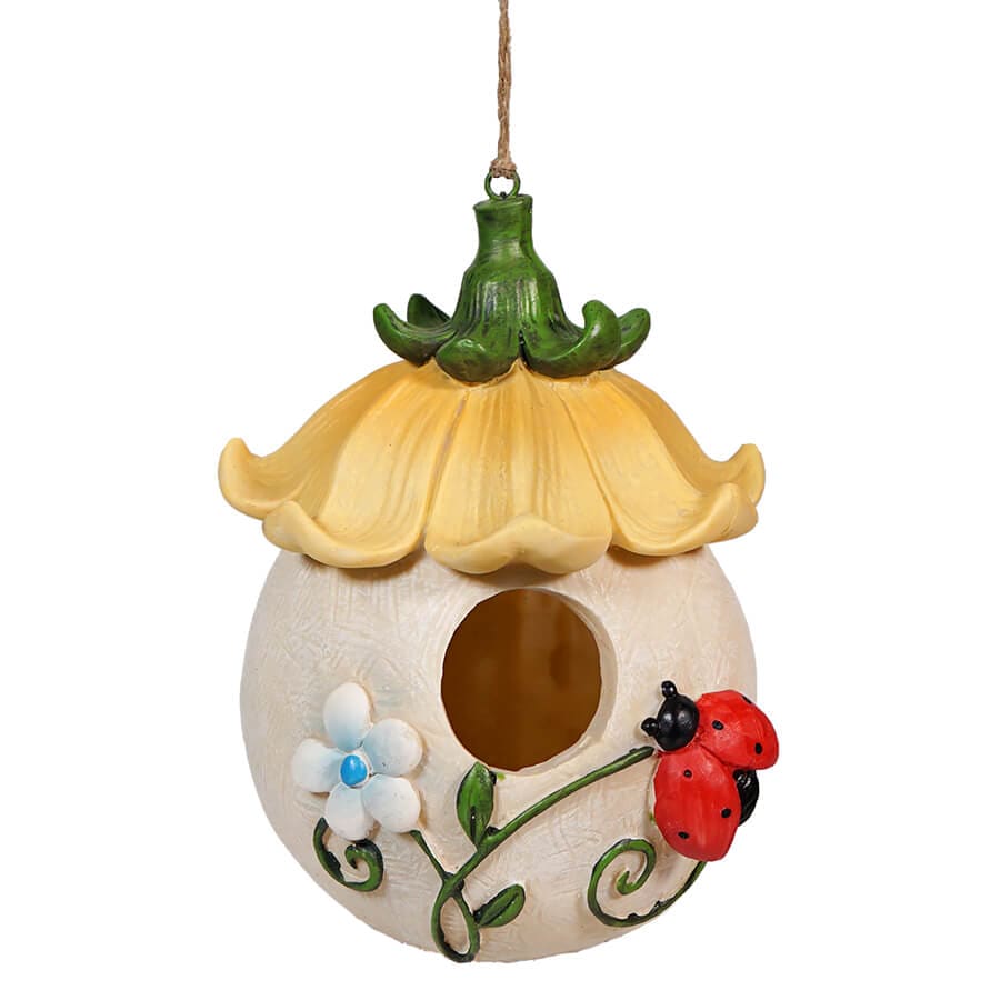 Yellow Fairy Bird House