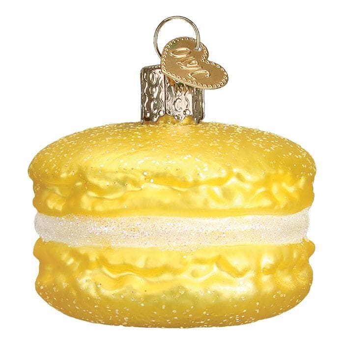 Yellow Macaroon Ornament