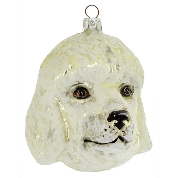 Poodle Head Ornament