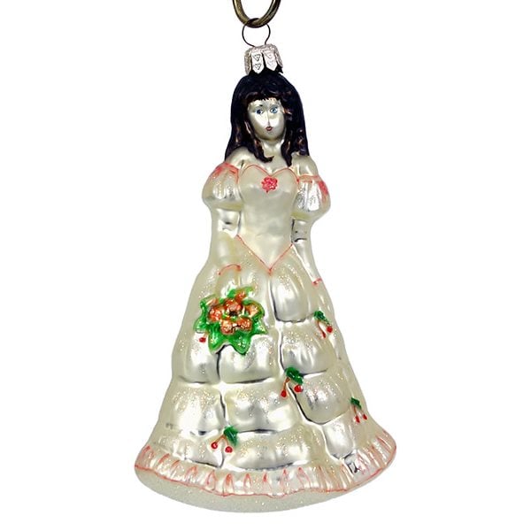 Brunette Bride Ornament