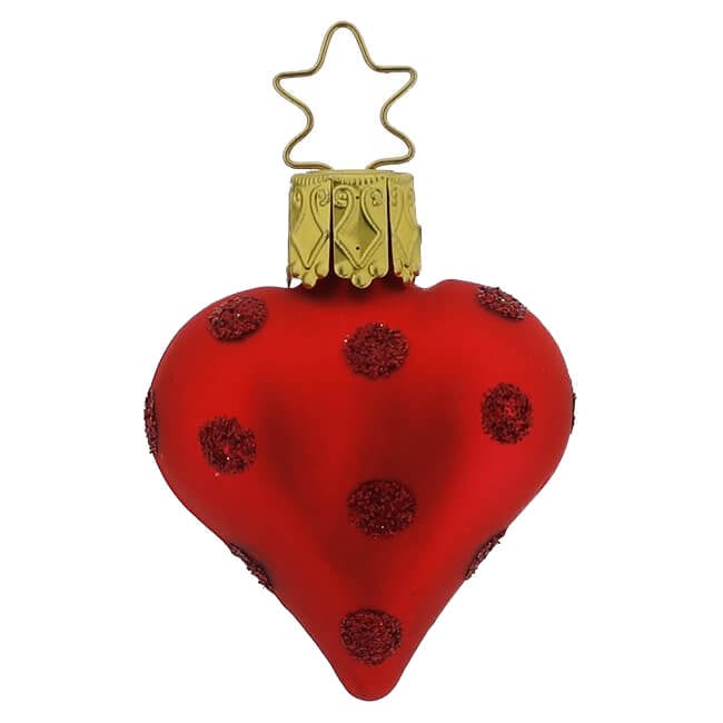 Red Hot Dotted Heart Ornament
