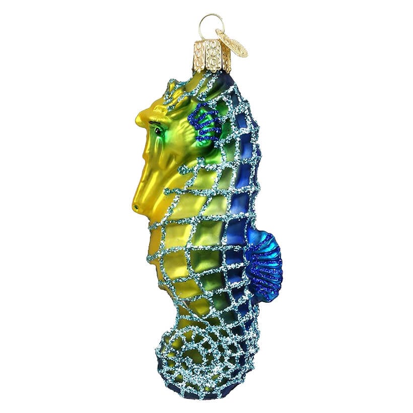 Blue Sea Horse Ornament