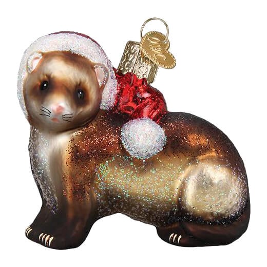 Christmas Ferret Ornament