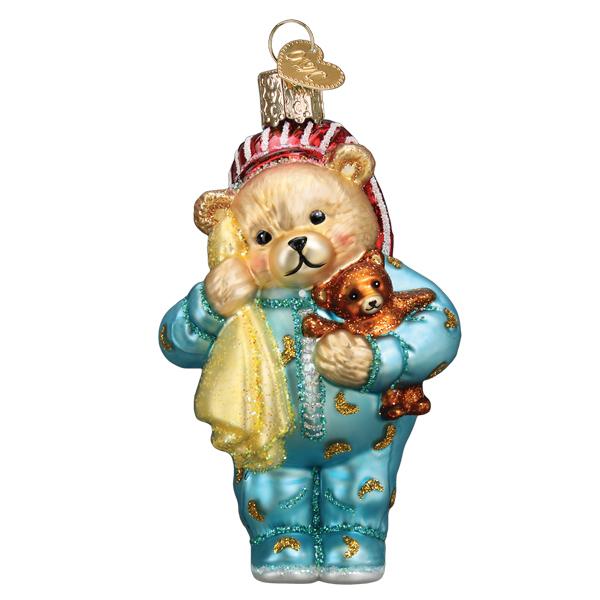 Bedtime Teddy Bear Ornament