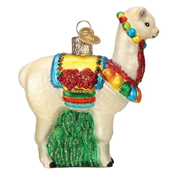 Festive Alpaca Ornament