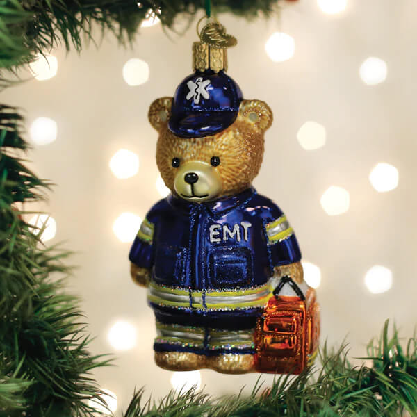 EMT Teddy Bear Ornament