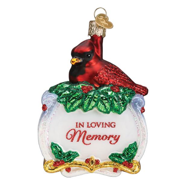 Memorial Cardinal Ornament