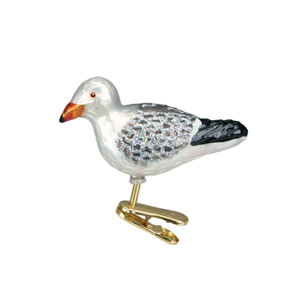 Sea Gull Clip-On Bird Ornament