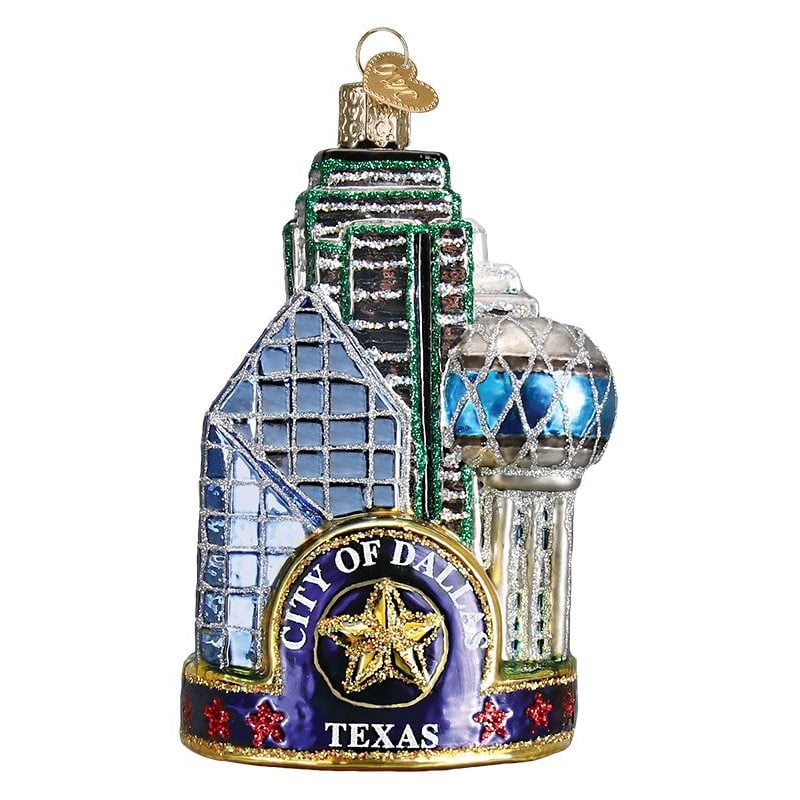 Dallas Texas Skyline Ornament