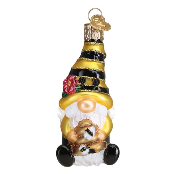 Bee Happy Gnome Ornament