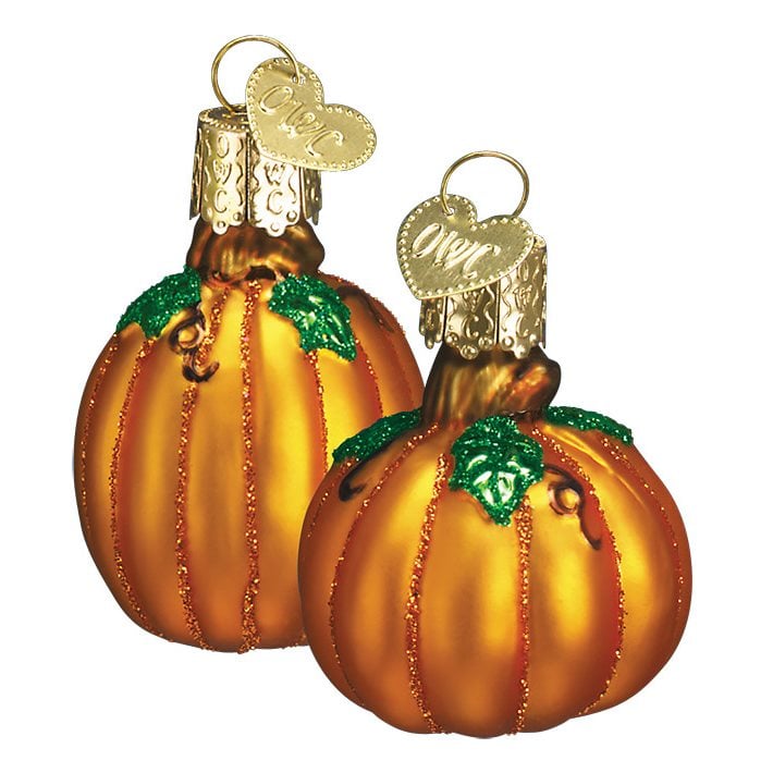 Mini Pumpkin Ornaments Set/2