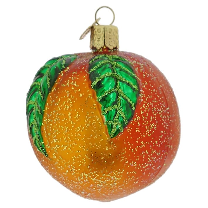 Peach Ornament