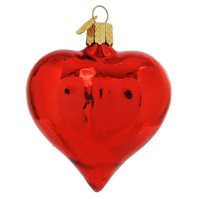 Large Shiny Heart Ornament