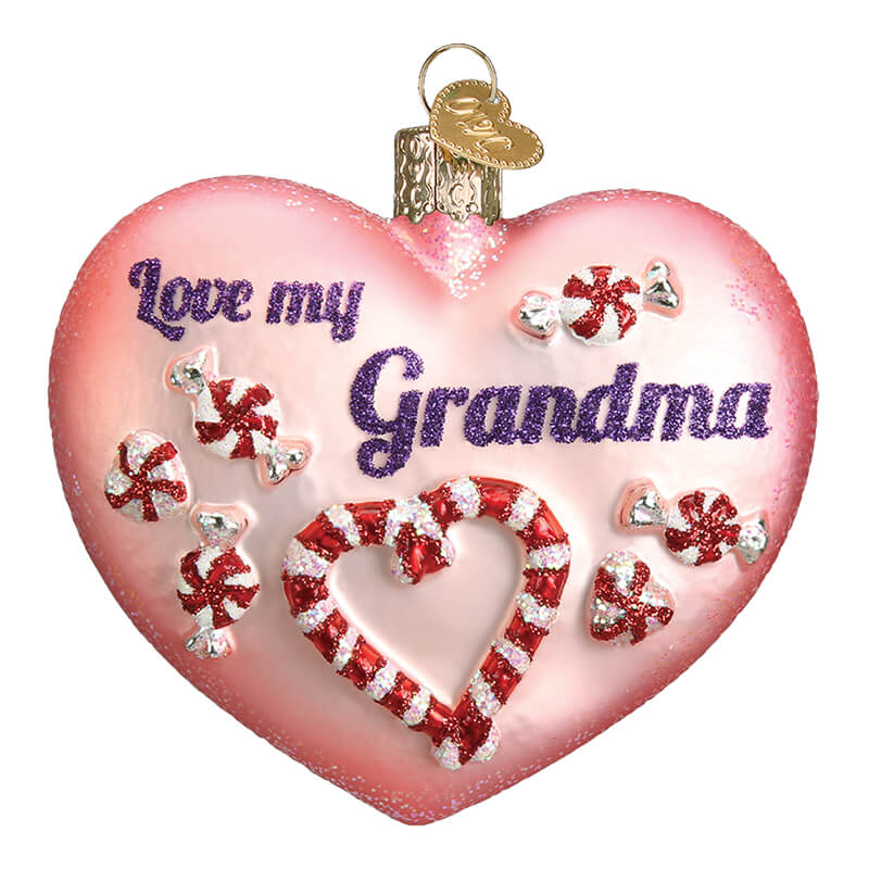 Grandma Heart Ornament