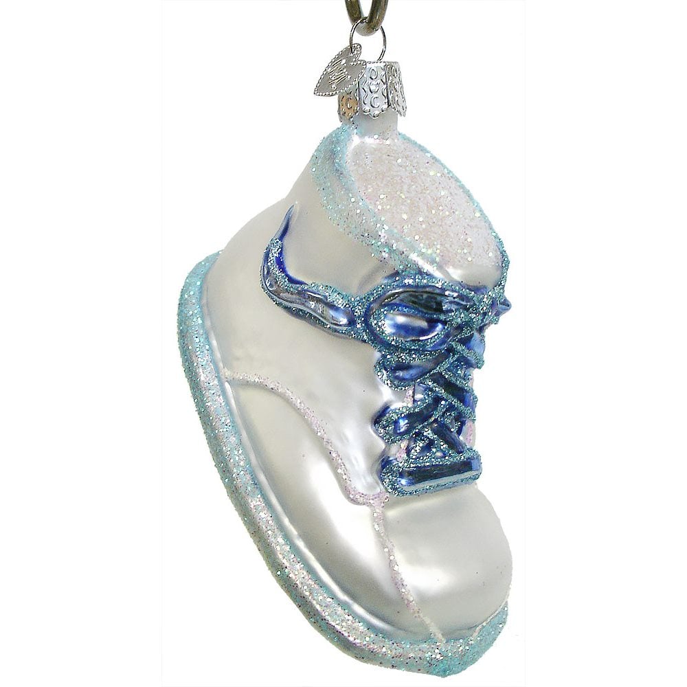 Blue Baby Shoe Ornament