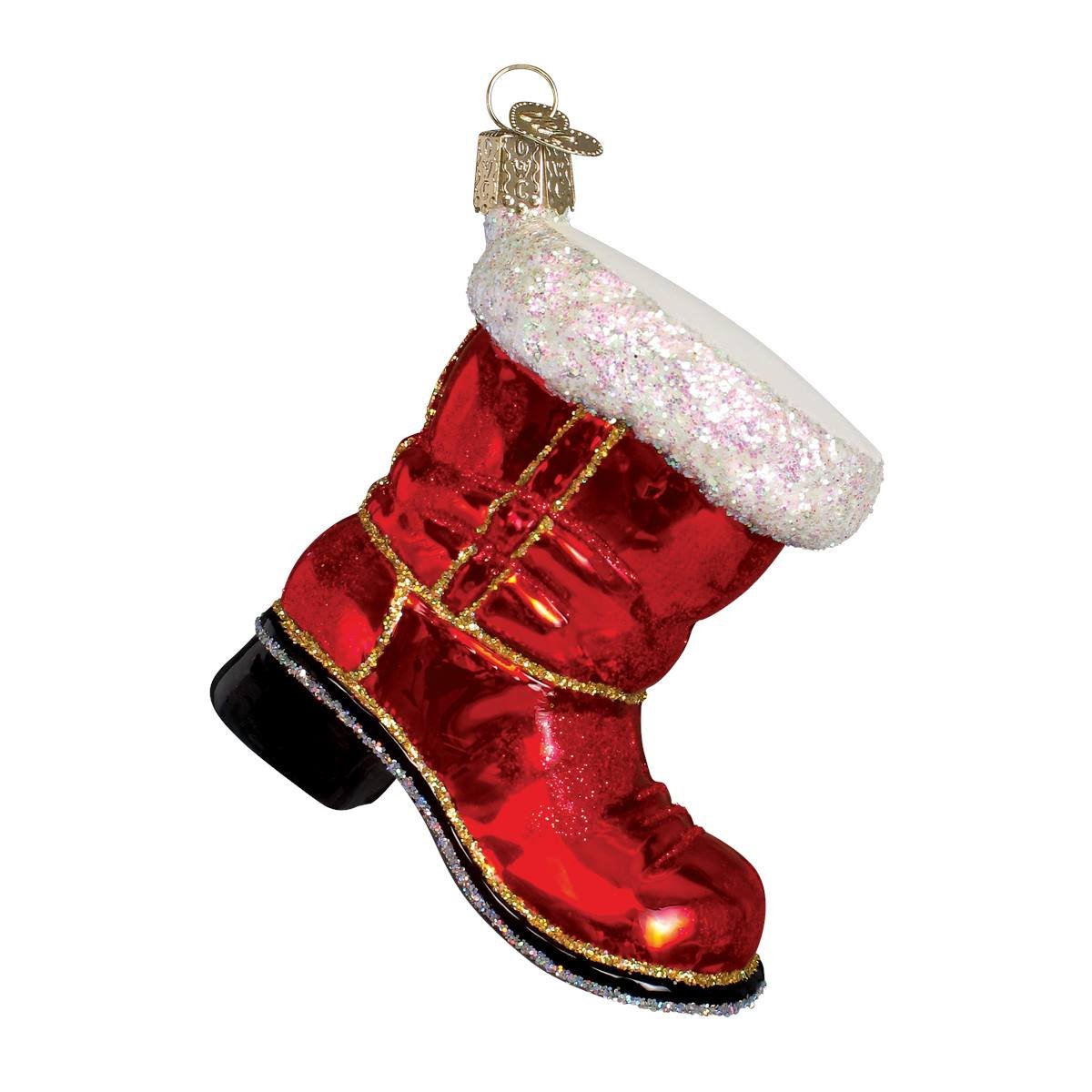 Santa Boot Ornament
