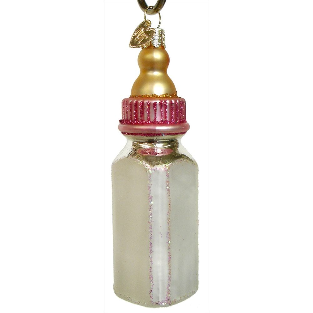 Pink Baby Bottle Ornament