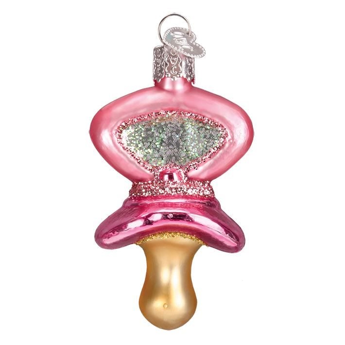 Pink Pacifier Ornament