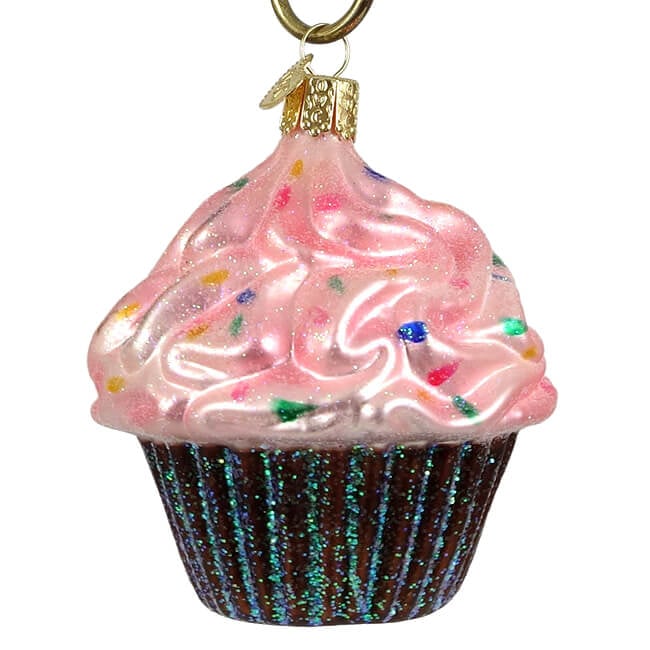 Pink Frosted Cupcake Ornament
