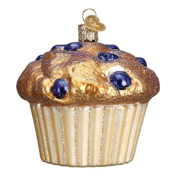 Blueberry Muffin Ornament
