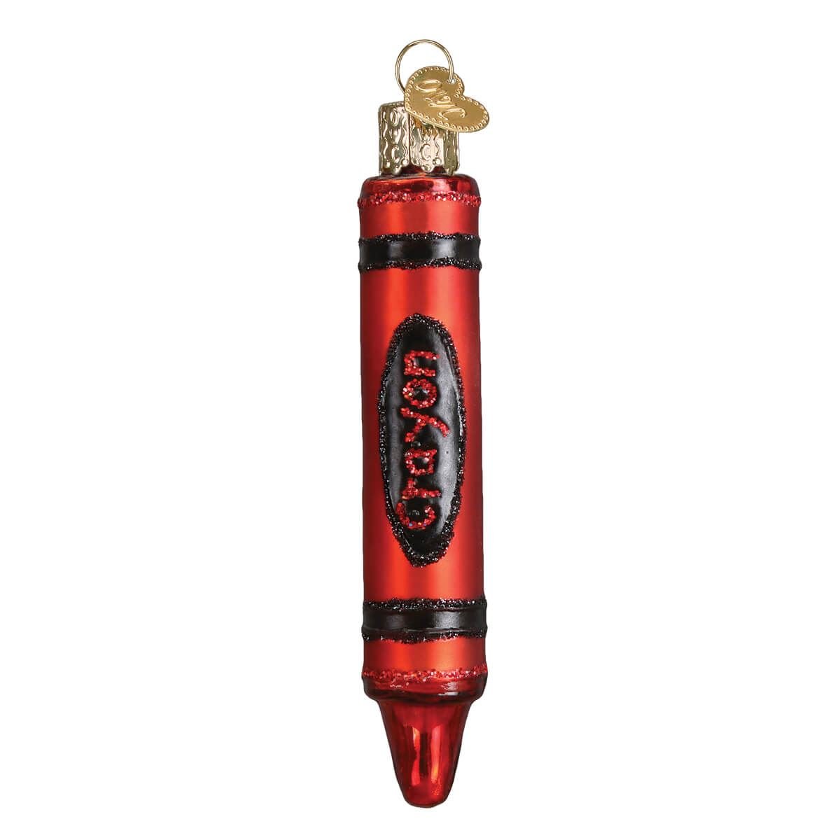 Red Crayon Ornament