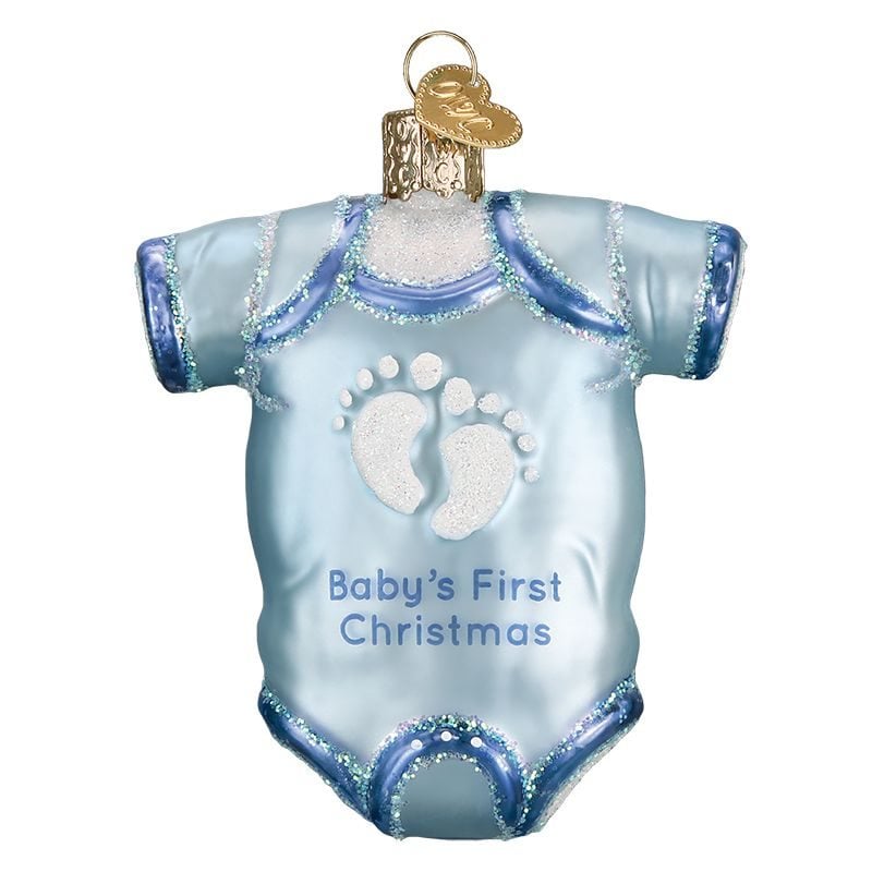 Blue Baby Onesie Ornament